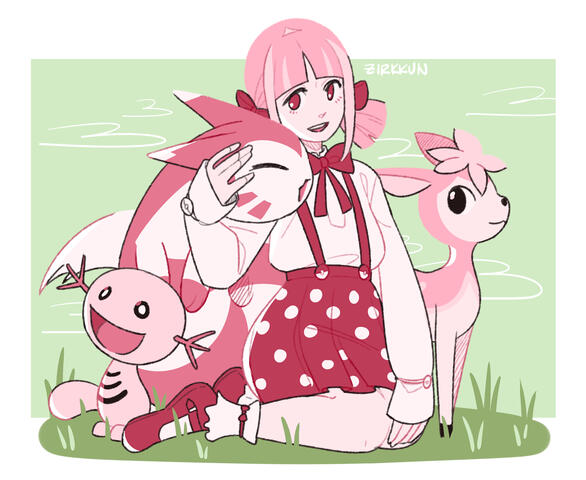 Pink Shinies with Lacey